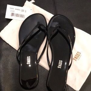 TKEES Glosses Licorice Sandals